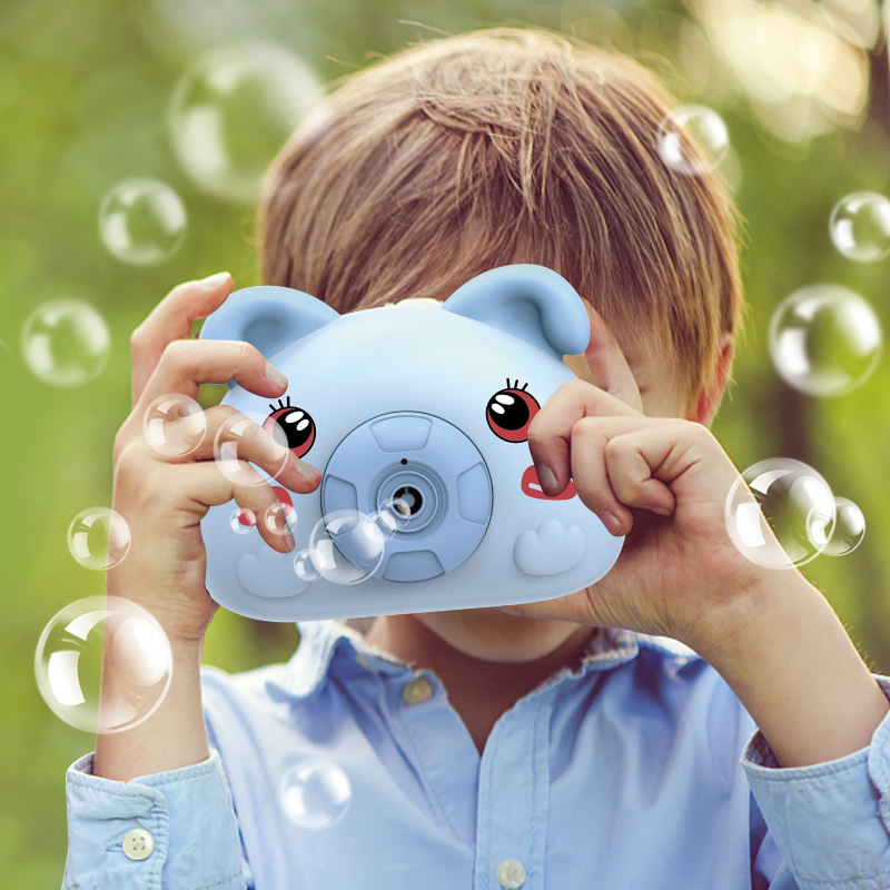 网红吹泡泡泡机抖音手持加特林少女ins小猪照相吹泡泡