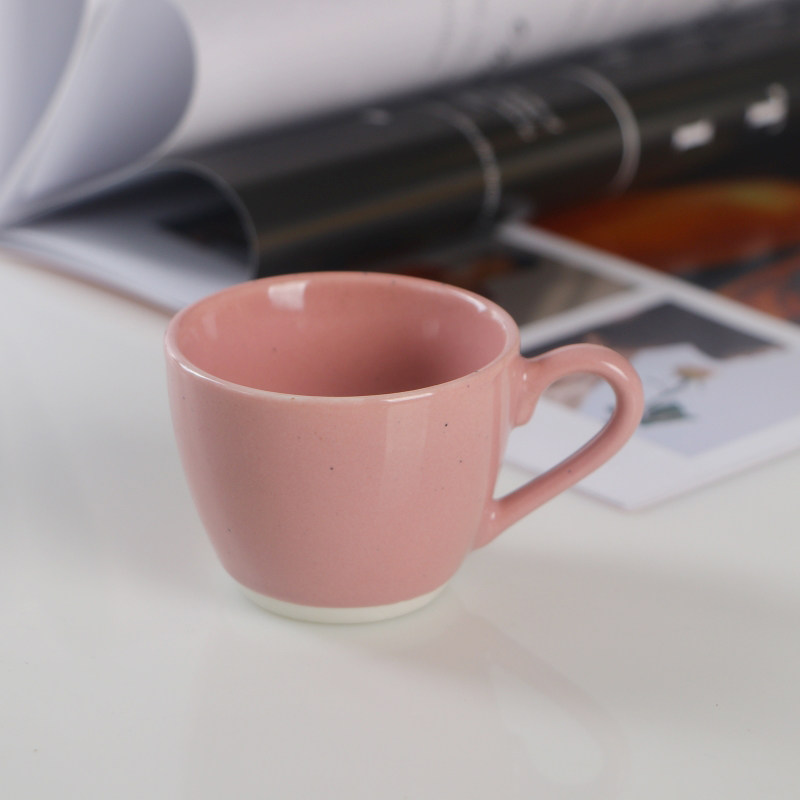 超小容量咖啡杯小号陶瓷瓷杯迷你型杯子80ml可爱马克杯