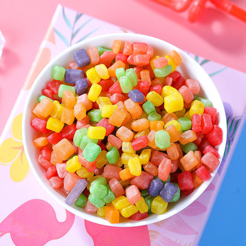 零食8090怀旧乐潮酸妞软糖大袋310g2袋混合糖果