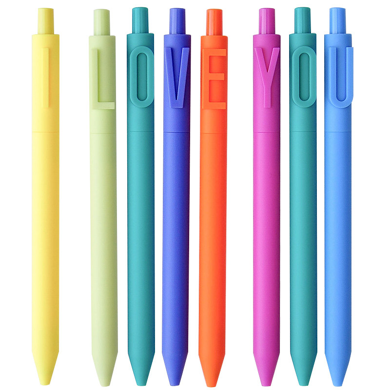 小槑同学kaco学生用创意字母笔少女心女孩好看中性笔韩国文具用品