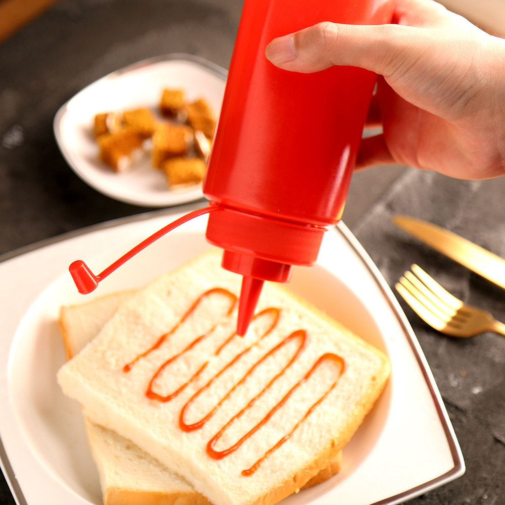 名器塑料酱汁壶挤汁瓶果酱沙拉酱挤压瓶裱花嘴套装挤瓶果酱瓶塑料