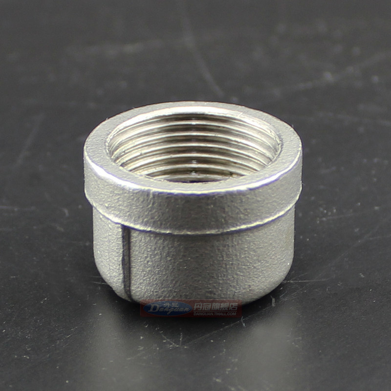 npt不锈钢闷头美标管帽内丝管堵闷盖3分4分管接头