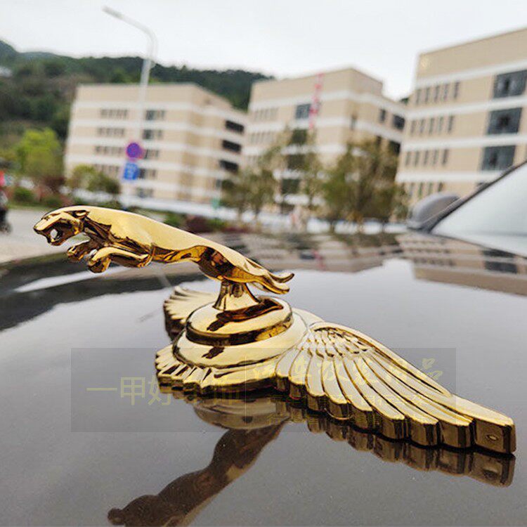 车标适用捷豹xjljaguar立标站立立体标志金属机汽车车标