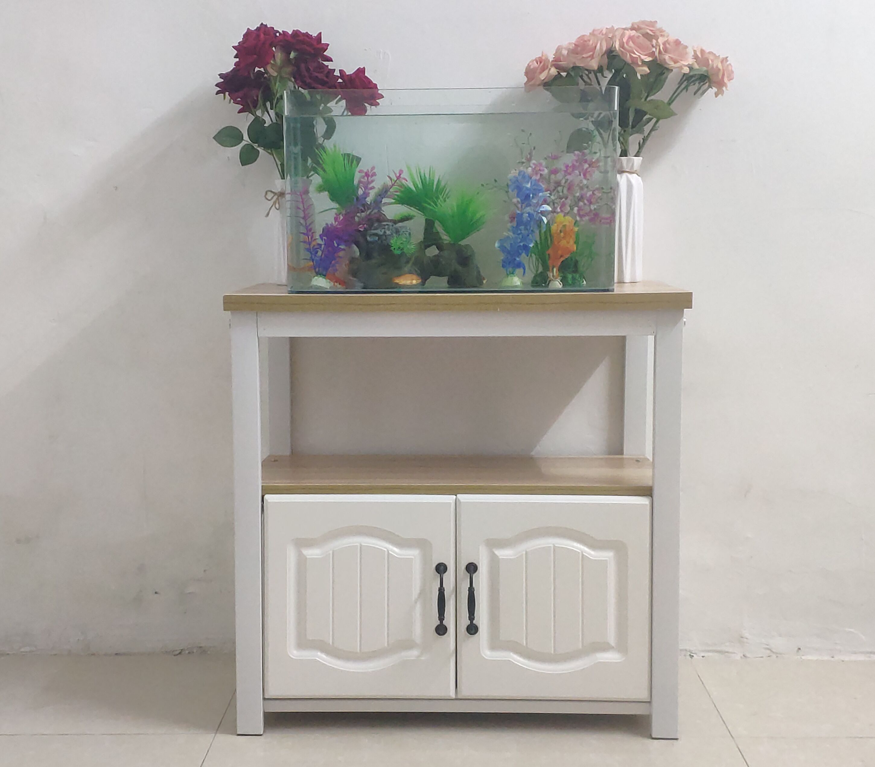 鱼缸柜子底柜铁艺架子多层组缸家用底座水族箱鱼缸