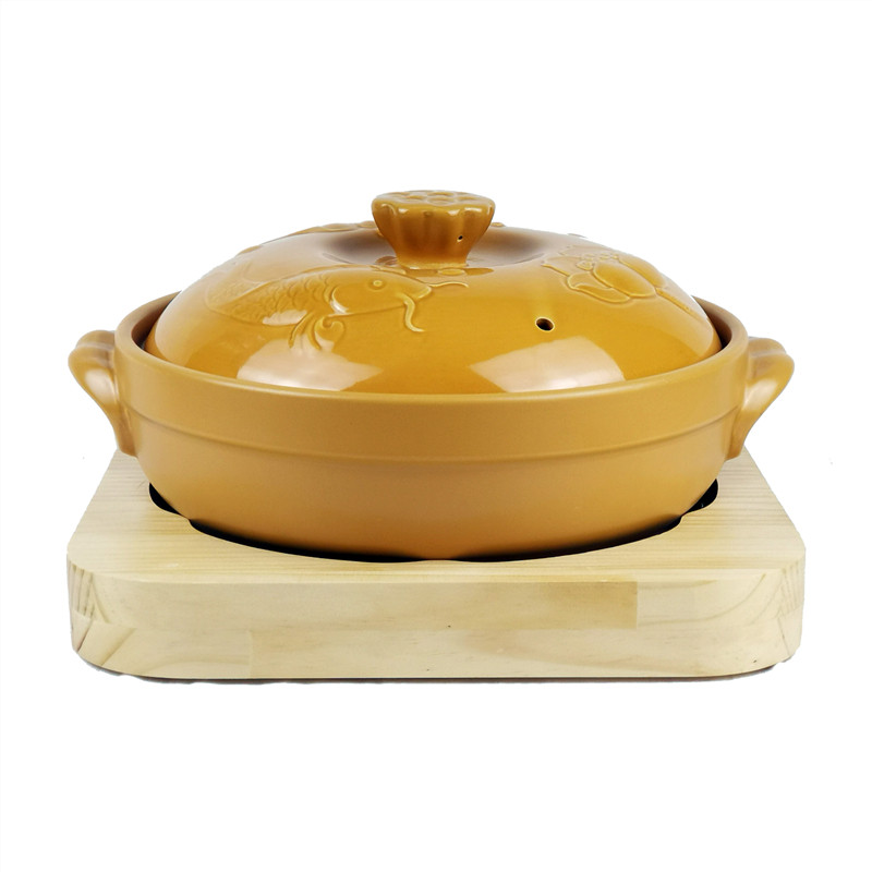 鱼头砂锅郸韵干烧商用养身汤锅抗干陶瓷酒店砂锅