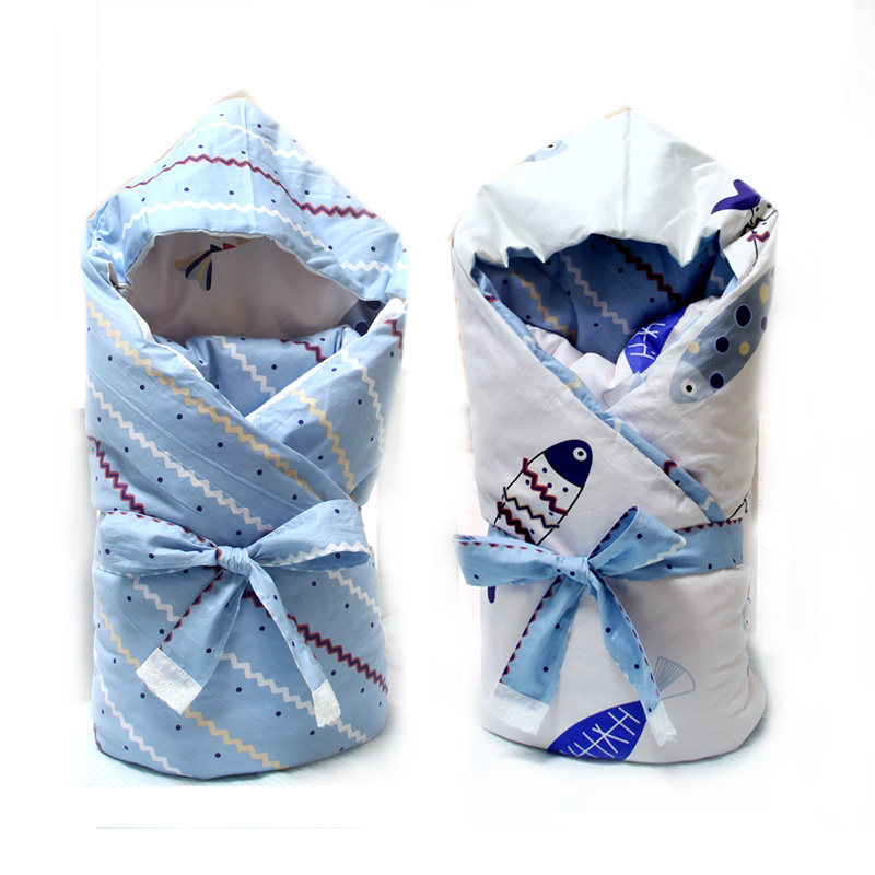 新生宝宝可脱外出包裹被子初生婴儿棉花纯棉婴童抱被