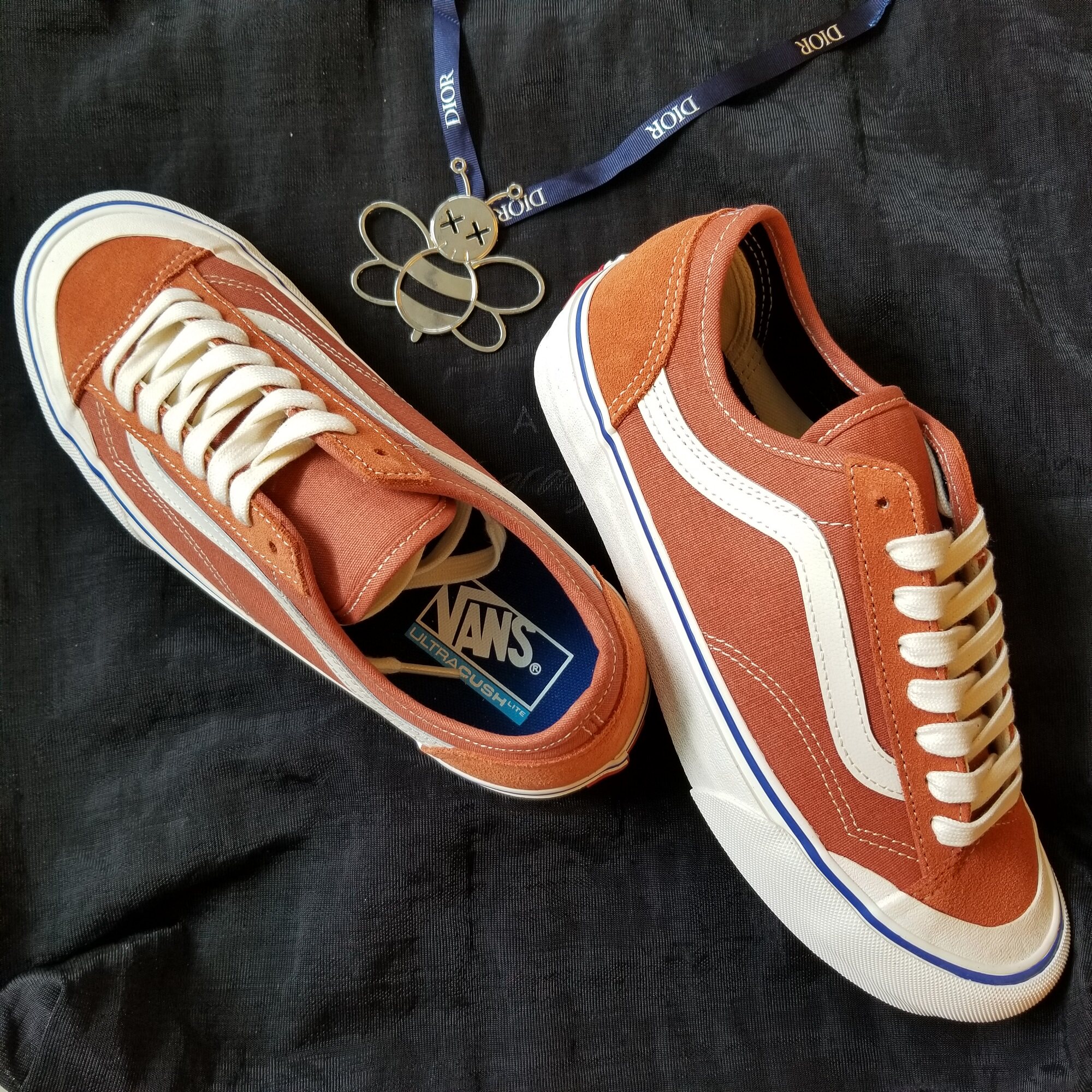 vans style 36 sf 脏橘色 橙色 低帮男鞋女鞋帆布板鞋vn0a3mvl228