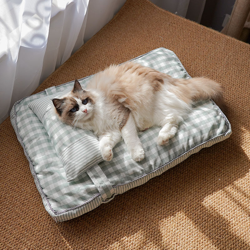 四季通用日系榻榻米猫床冬季保暖大型金毛狗床狗窝