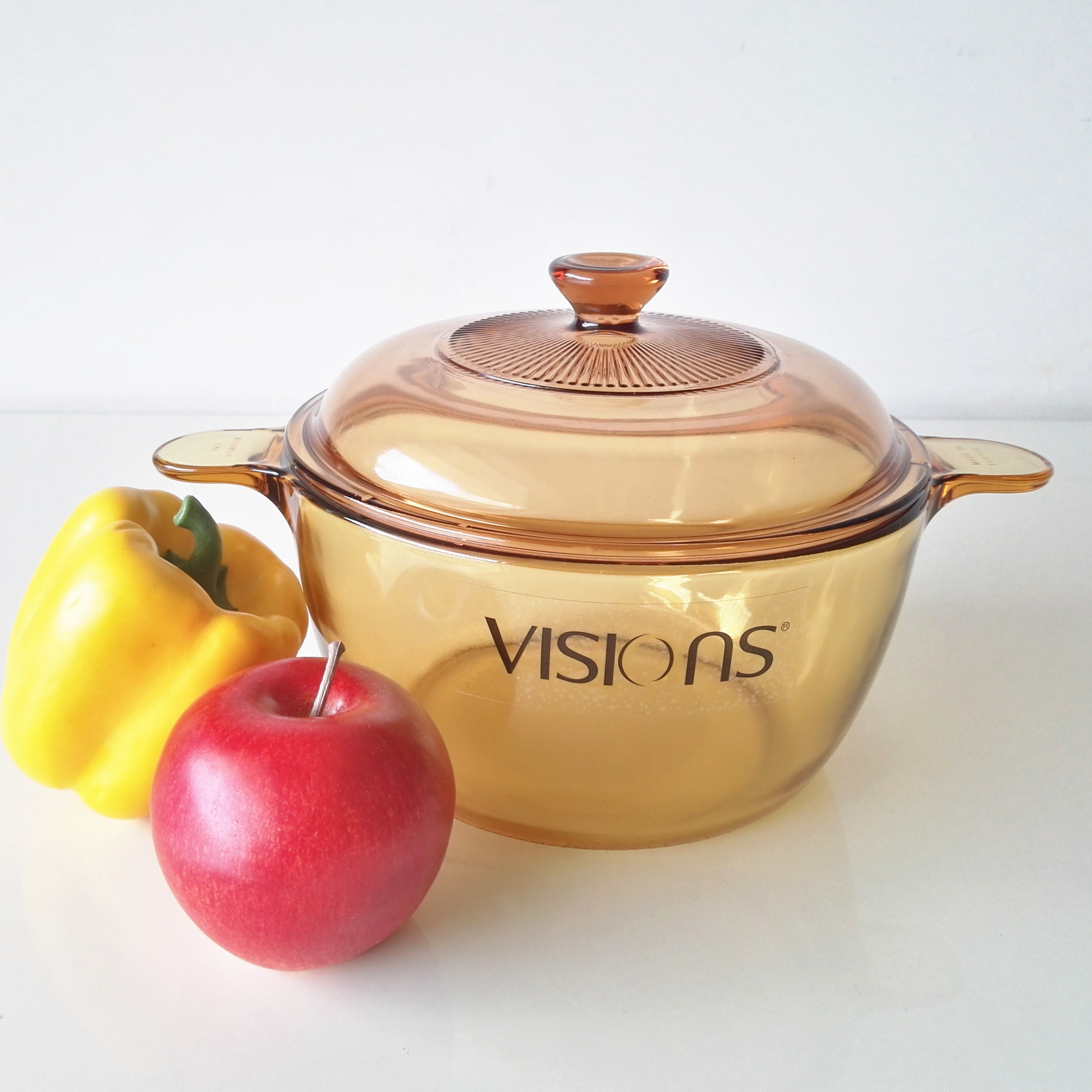 康宁美国晶彩透明15lvs15玻璃琥珀汤锅粥锅炖锅