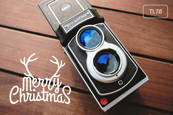 mint tl70 2.0版2代新版高透玻璃镜头复古双反相机拍立得一次成像