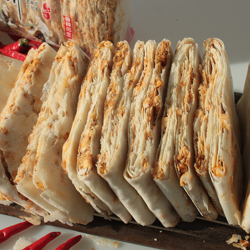 孔子故里山东特产曲阜香酥煎饼正宗手工香辣煎饼