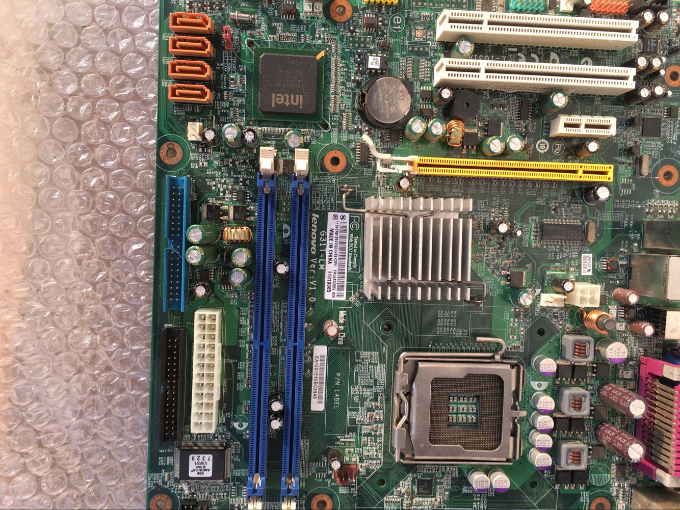 联想g31主板g31tlmv10lm2ddr2775cpu集成显卡主板