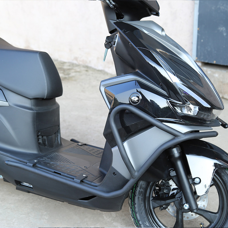 改装护杠适用钱江qj125保险杠踏板车前后防摔摩托摩托车保险杠