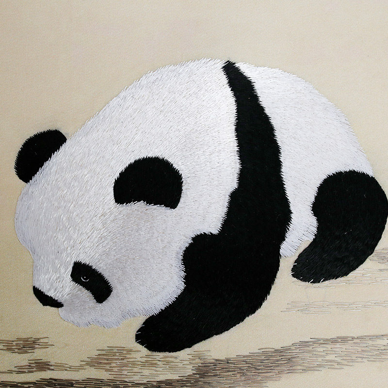 老秀蜀绣手工刺绣成品中国国风特色工艺品挂画刺绣