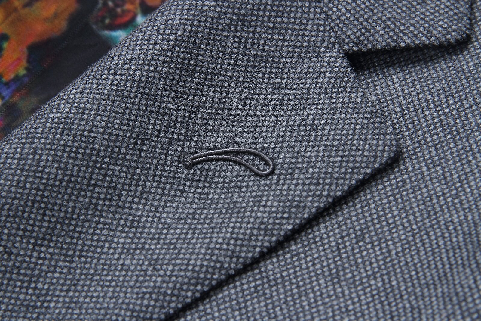 意大利进口面料reda 睿达 羊绒混纺 鹿皮装饰 西服外套 布雷泽