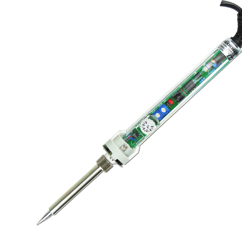 可调温电烙铁907烙铁家用维修焊接防静电黄花恒温内热60w烙铁