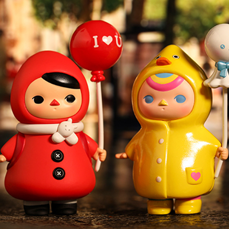 popmart泡泡玛特pucky精灵气球宝宝系列盲盒手办玩具潮玩盲盒