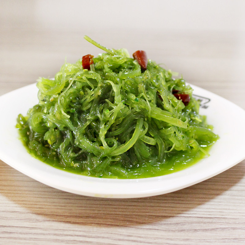 裙带菜800g泡菜袋装咸菜寿司海草丝海藻菜开袋即食零食酸甜下饭菜