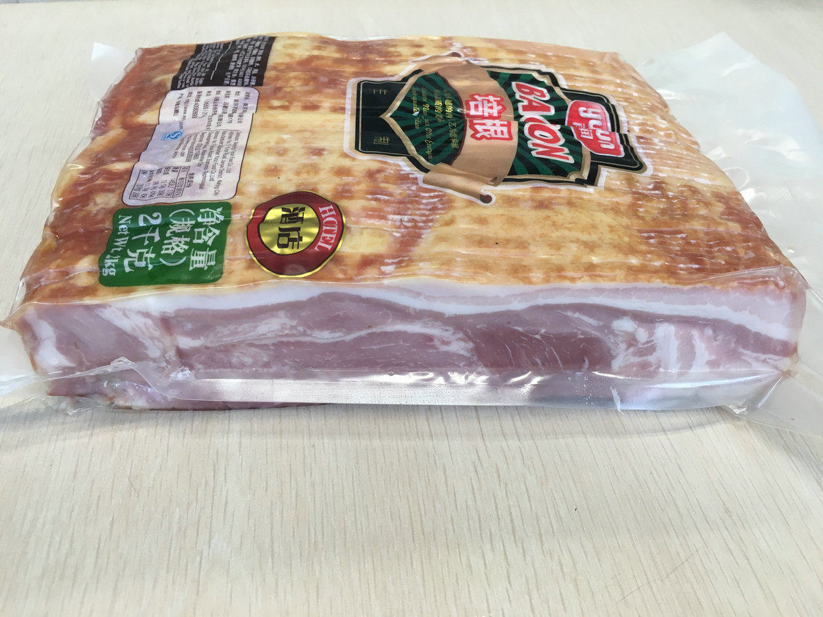 培根雨润烟熏2kg美式腌肉肉片精制酒店西餐培根