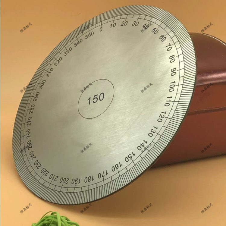 通用刻度360度无孔圆盘机械测量配件不锈钢圆弧其他机械五金新