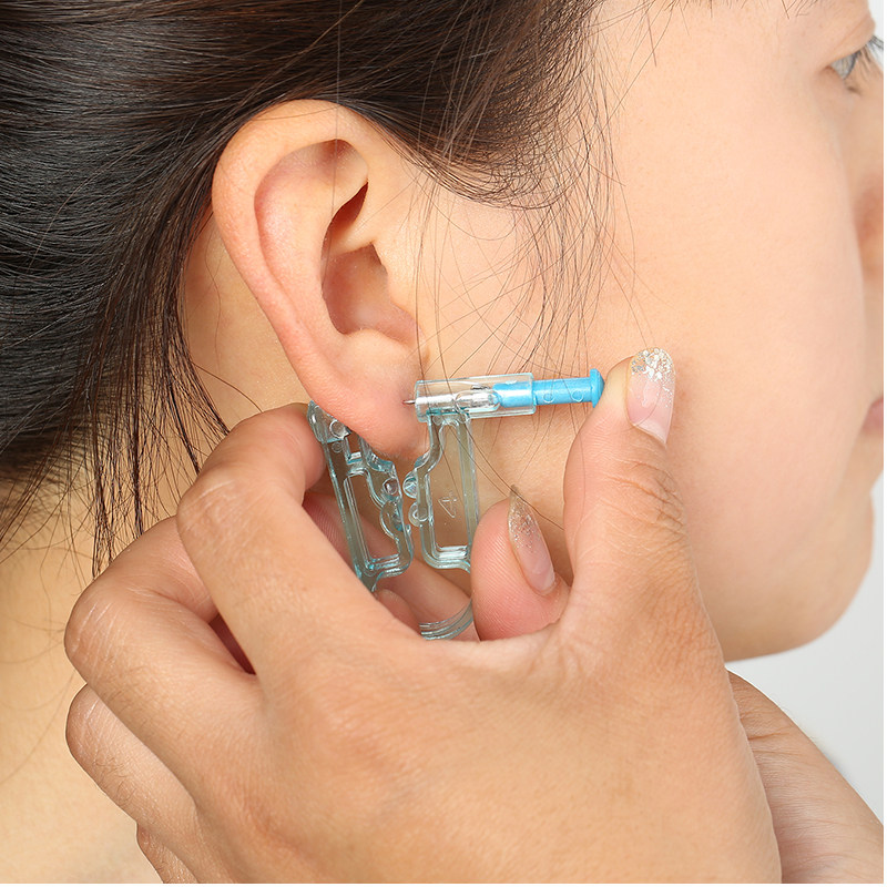 耳钉弗斯斯美特12月彩钻幸运石一次性钉枪无痛穿耳耳钉