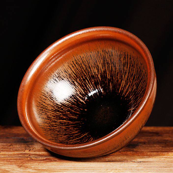 名家非遗叶礼忠建盏兔毫茶杯铁胎陶瓷手工茶盏茶杯