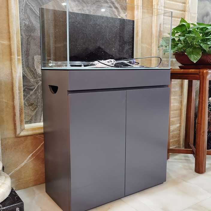 鱼缸超白ada柜子子实木底底座架子底柜地整体鱼缸