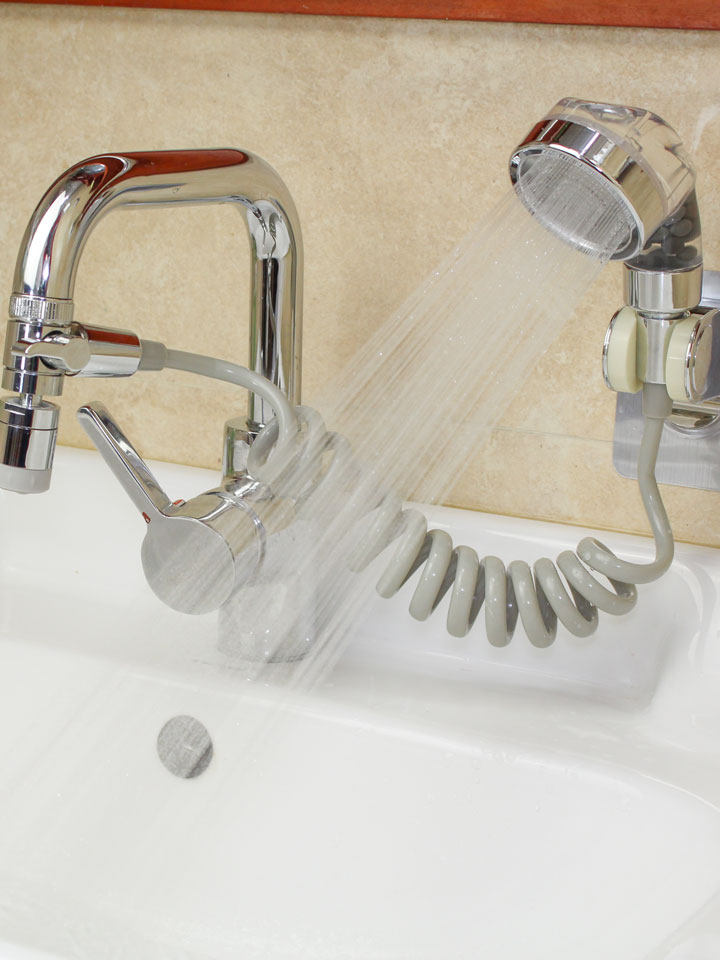 神器洗脸池盆水龙头洗头儿童花洒洗澡喷头伸缩花洒