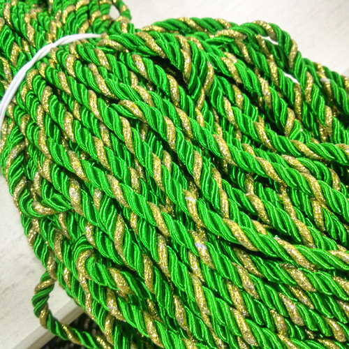 彩色5mm丝绳金丝绳捆绑扭绳晾衣三股金丝装饰用绳子