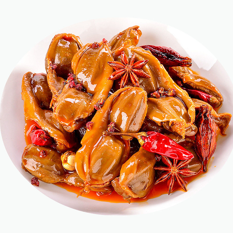 味儿鸭肫250g香辣鸭肝五香鸭胗卤味熟食小吃鸭肉零食