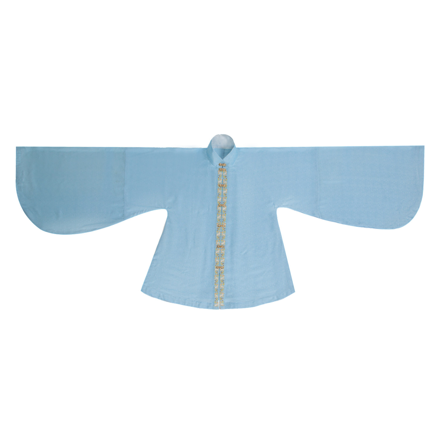 竖领量身绣花蚕丝春秋短衫对襟常服汉服折桂汉服