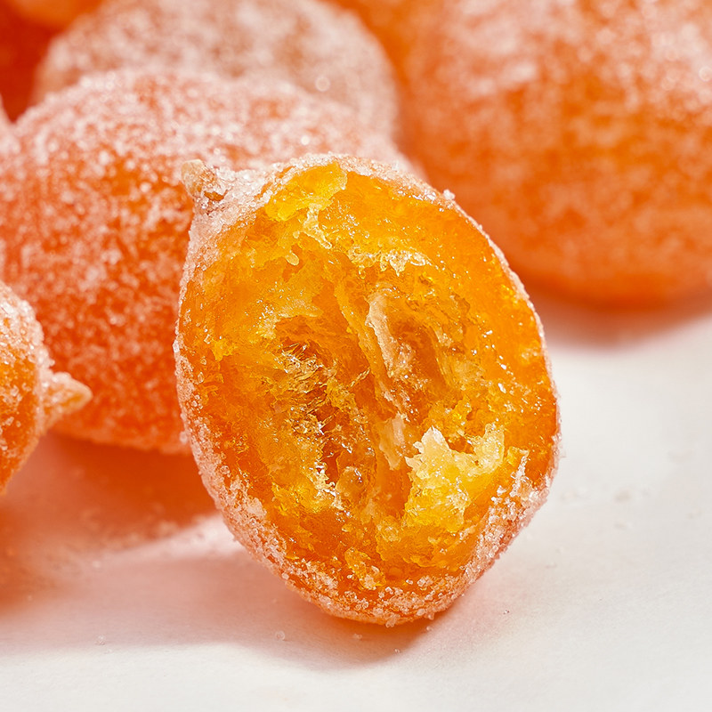 冰糖袋装果脯雪桔天山新疆蜜饯金桔金橘果茶金桔类制品