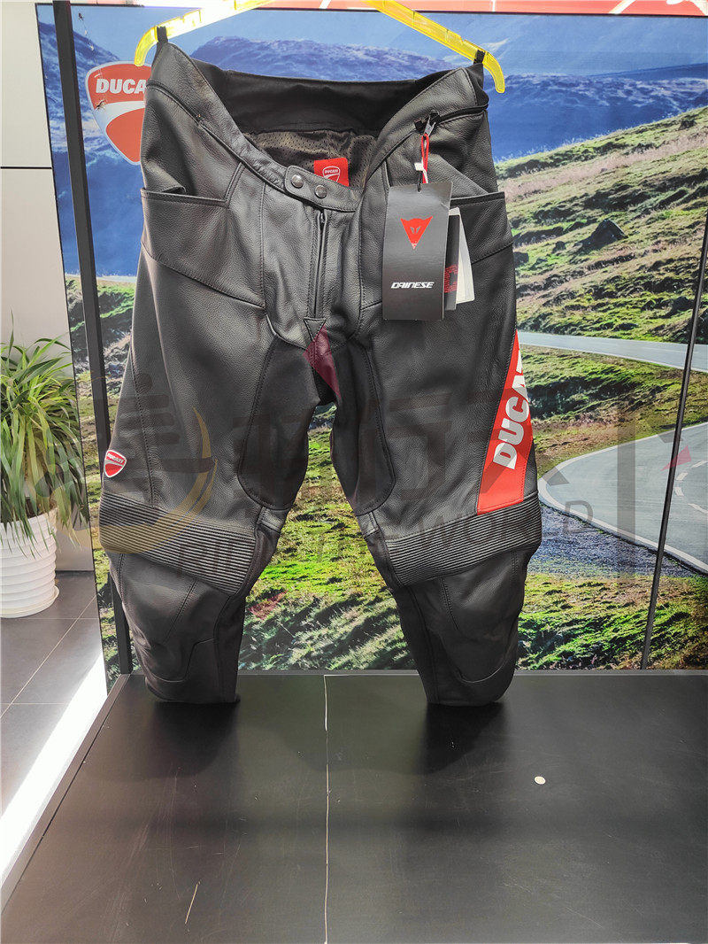 杜卡迪ducati原厂companyc4摩托车秋冬四季透气真皮赛车裤
