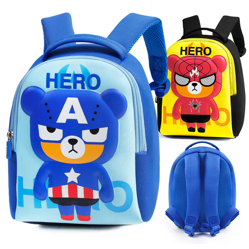 幼儿园书包男童1-3岁西瓜太郎男孩学前班卡通可爱儿童宝宝双肩包2