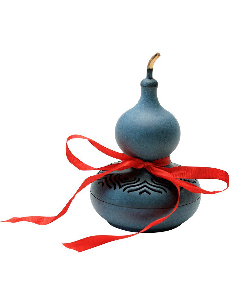 香炉创意葫芦家用供奉大沉室内纯铜熏香风水香熏灯炉