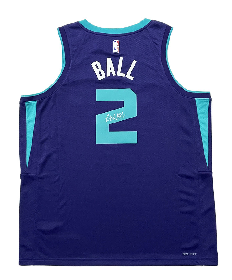 裱框 收藏 黄蜂队2号 三球 拉梅洛鲍尔签名球衣 含证书 - 痕风的起点