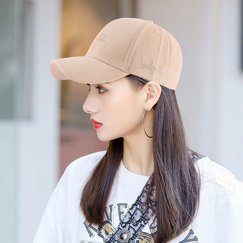 鸭舌帽女夏酷大小头围通款2021新款网红时尚薄款帽子