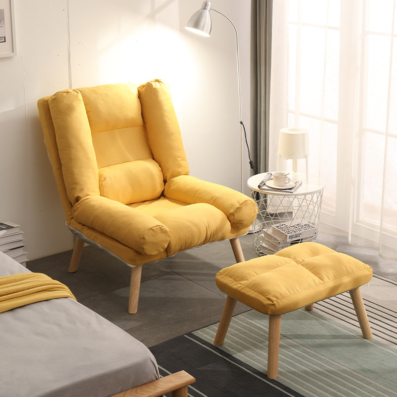 沙发懒人卧室单人小型网红可爱休闲折叠躺椅懒人沙发