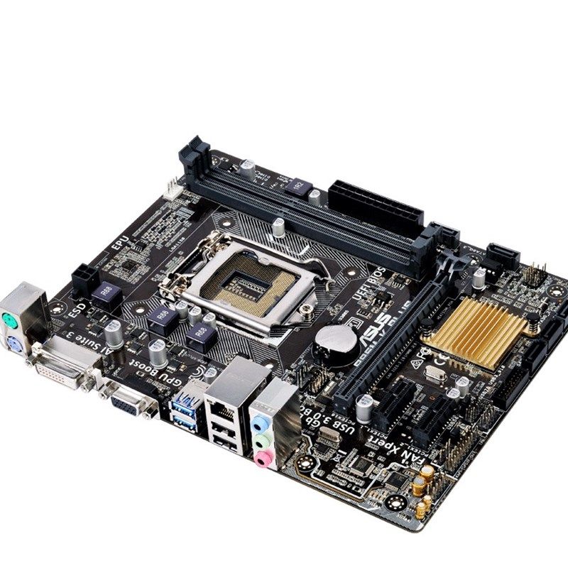 库存全新asus华硕b85m-kplusv5主板b85m-g中板主板