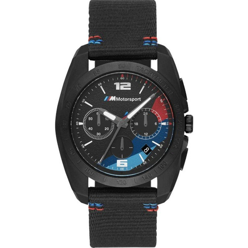 代购正品bmw宝马联名手表时尚运动三眼计时多功能欧美腕表