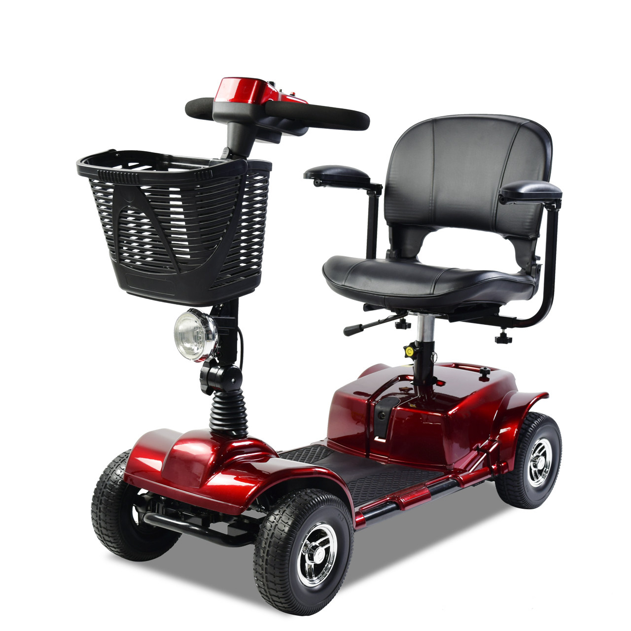 英洛华w3433老年代步车四轮老人电动车残疾人助力车电瓶车可折叠