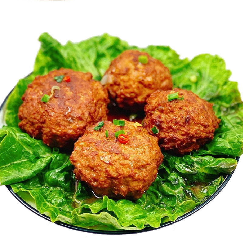 正宗肉类二件熟食包装猪肉扬州肉圆丸子四喜猪肉类