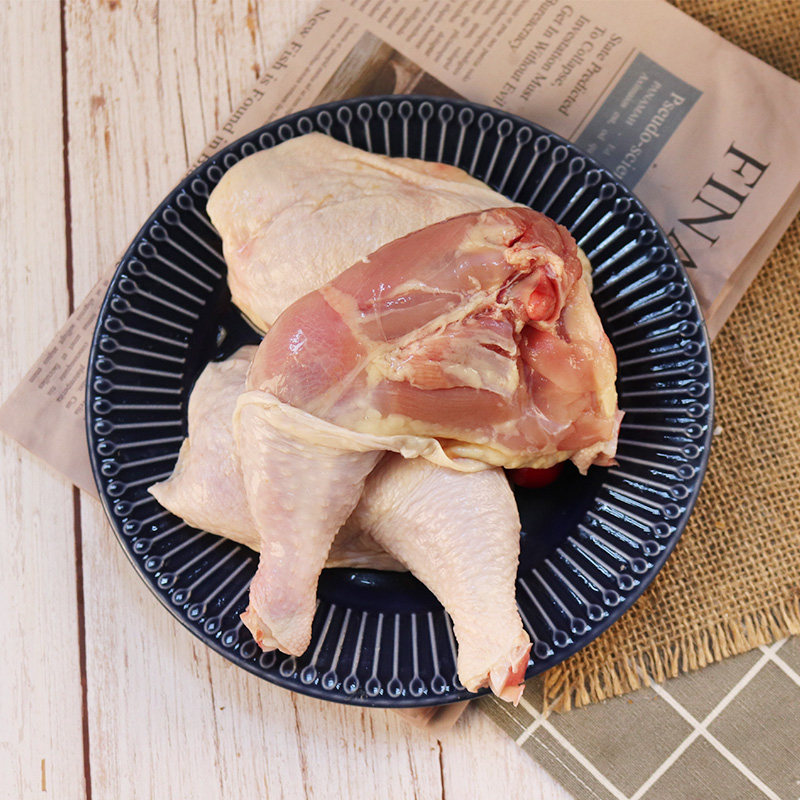 冻鸡新鲜冷冻全腿1公斤6条鸡边餐厅商用冰冻生鸡腿