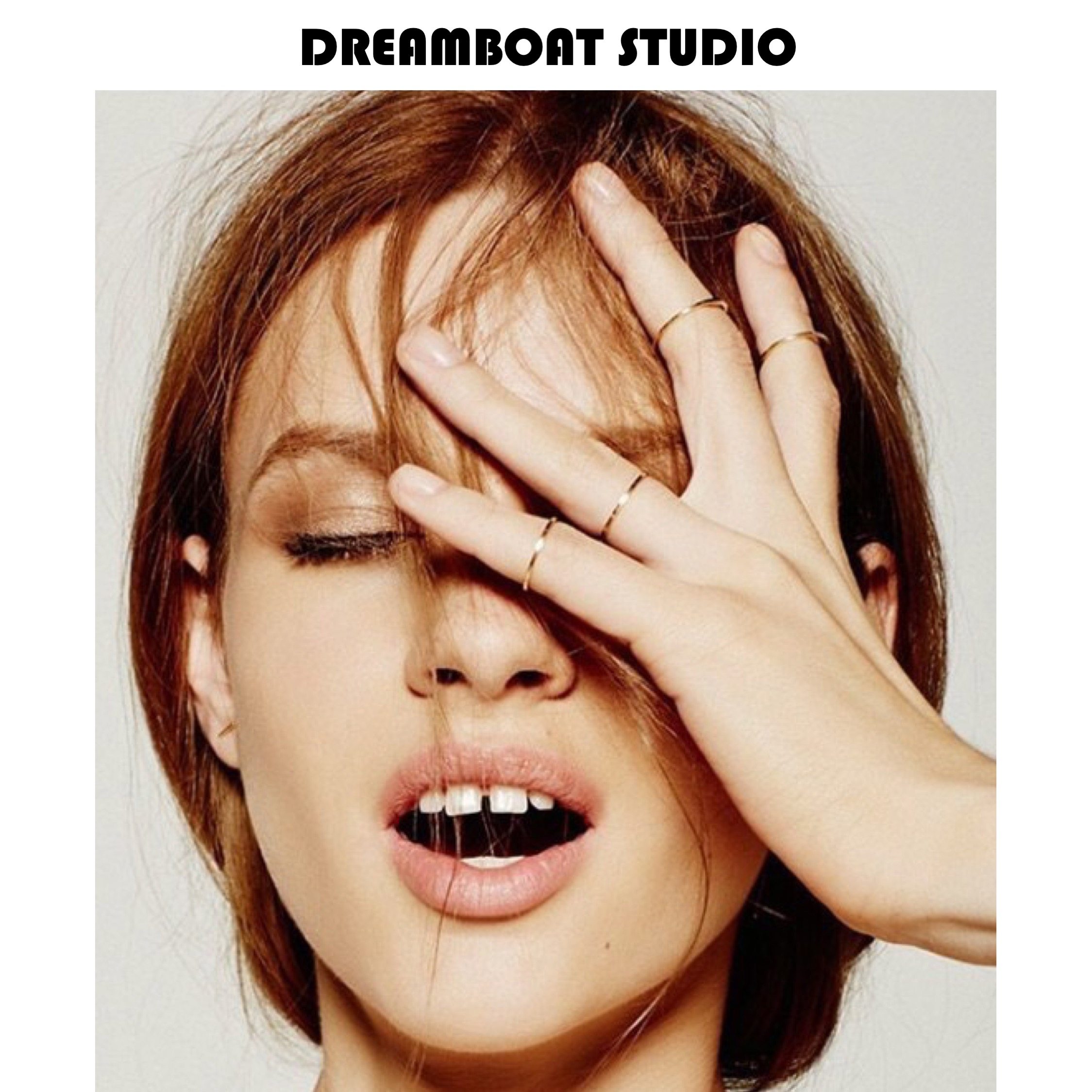 dreamboat百搭情侣光面极细指环戒指关节极简ins戒指