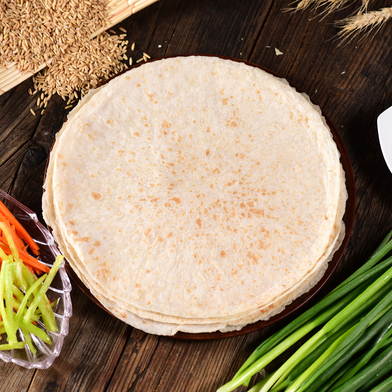 卷饼山东农家手工单饼卤肉鸡肉肉卷面饼早餐包点