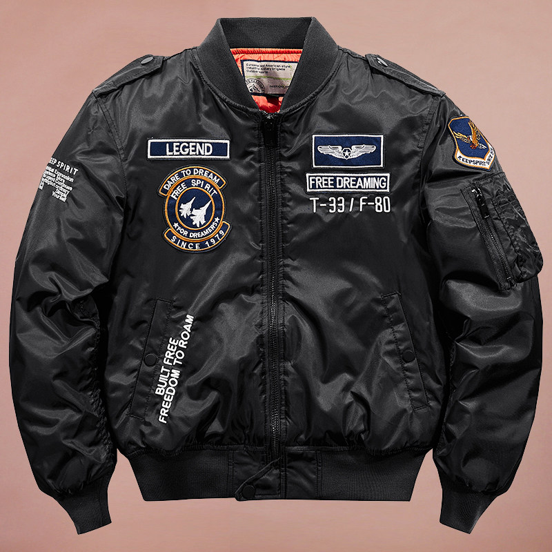 简顿冬季空军飞行员棉衣户外防风保暖棉服多袋棉衣