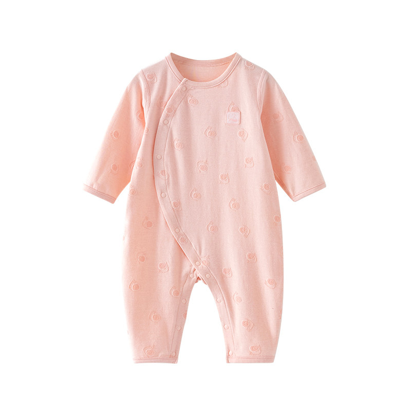 棉店婴儿连体衣春秋薄款纯棉长袖睡衣空调夏哈衣连身衣