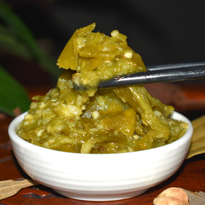 石钵擂辣椒超辣湖南农家手工辣椒酱蒜蓉辣酱酱菜酱菜