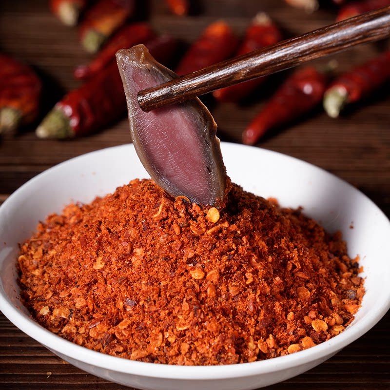 三生川辣椒蘸碟干碟辣椒面蘸料成都火锅味碟辣椒粉调料烧烤200g