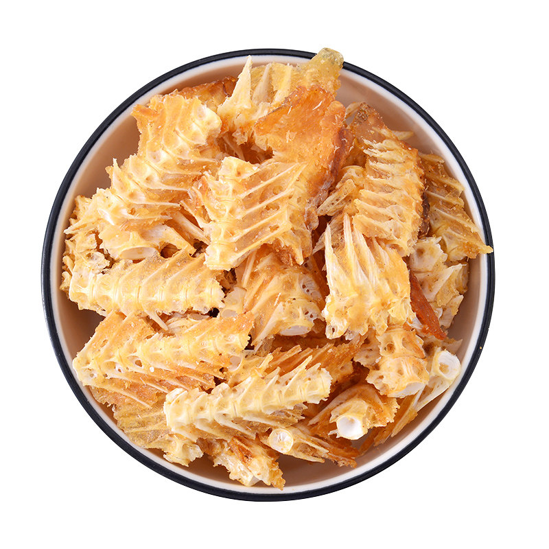 鱼骨凤湾深海酥脆250g包装鱼排骨头即食干货即食鱼零食